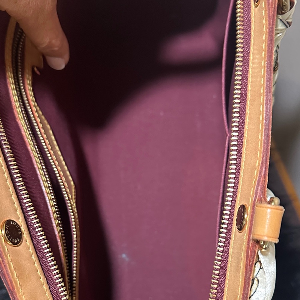 Louis Vuitton Shimmering Red Satchel - Picture 5 of 11